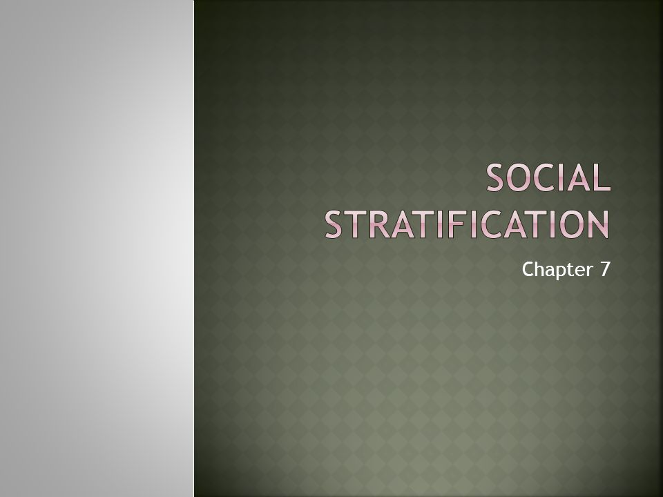 Some important facts on Social Stratification